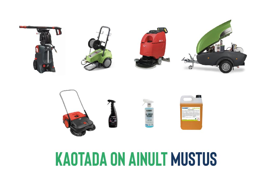 Avasime puhastusseadmete e-poe.